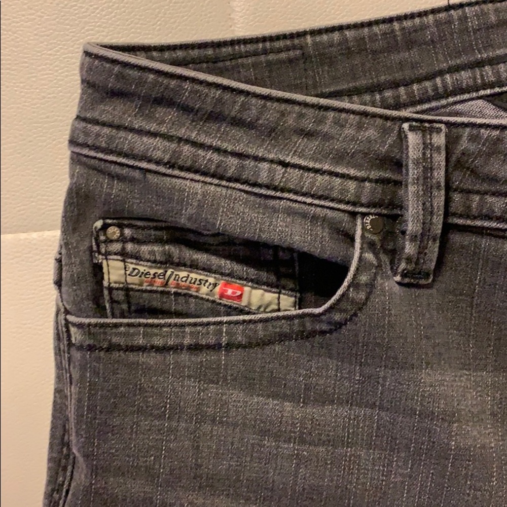 Diesel male skinny black jeans for men